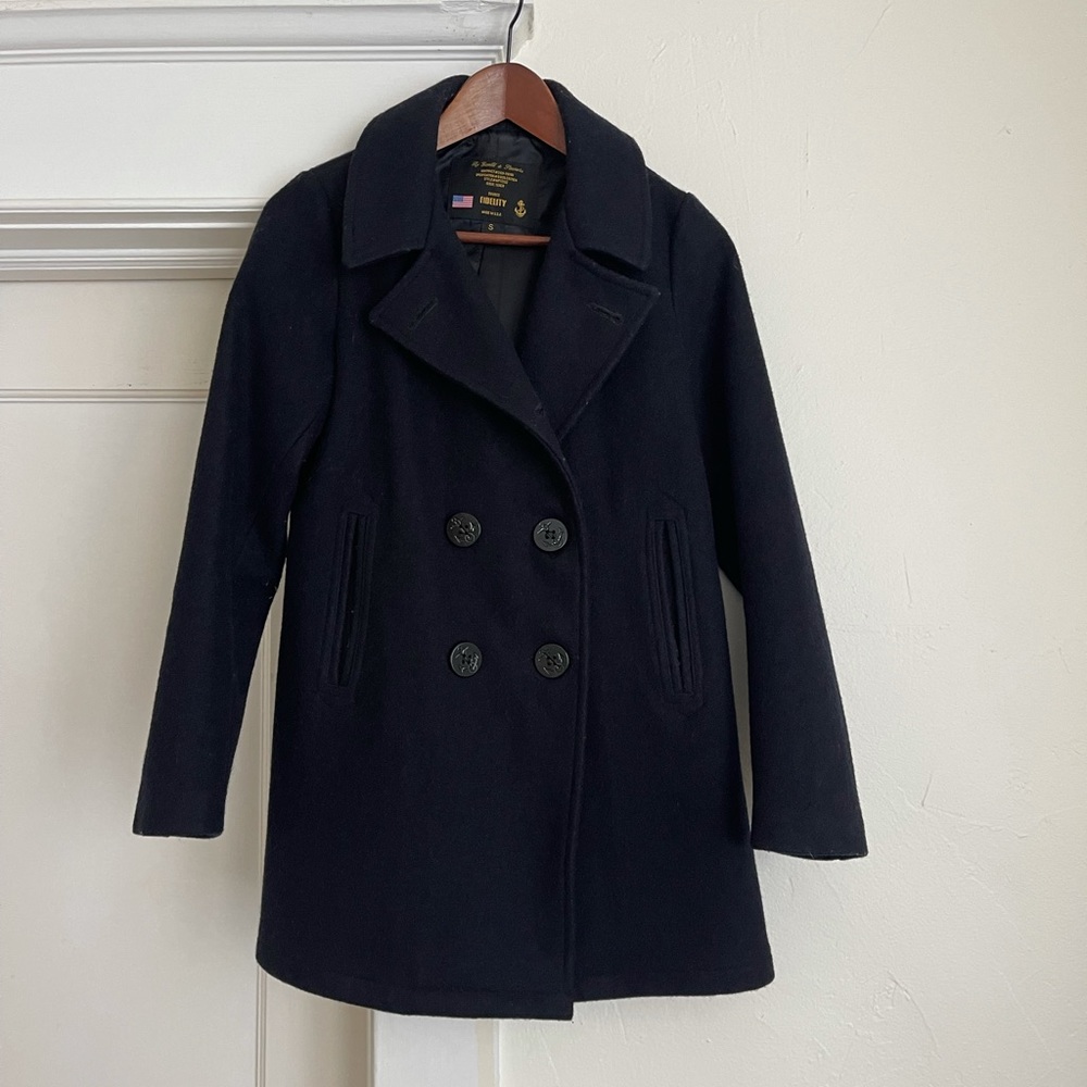 Fidelity Double Breasted Pea Coat Women’s S